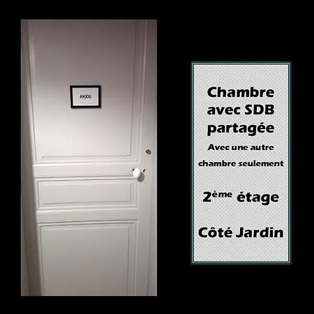 Histoire De Loire - Anjou Sdb Partagee ゲストハウス ソミュール